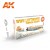 AK 3rd Generation Acrylics WWII LUFTWAFFE TROPICAL COLORS 6 x 17 ml AK11719